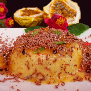 Panna cota de maracuyá - Restaurante Casterolli - Cocina Italiana